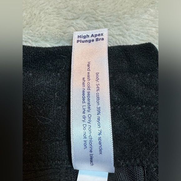 Cacique High Apex Ribbed Cotton Bralette - Picture 7 of 7